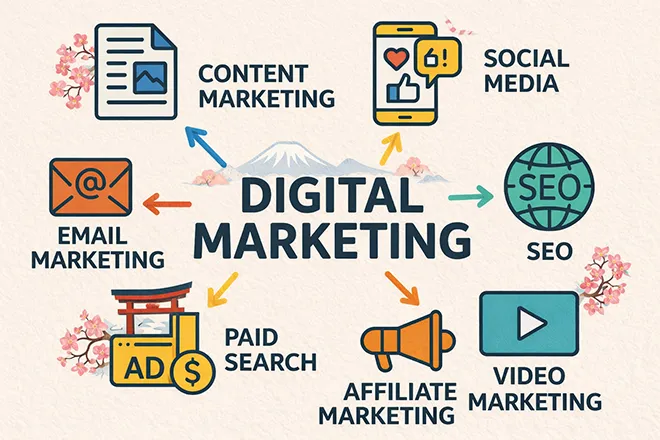 Localized digital marketing for Japan