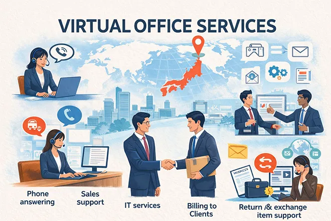Tokyo virtual office and business support